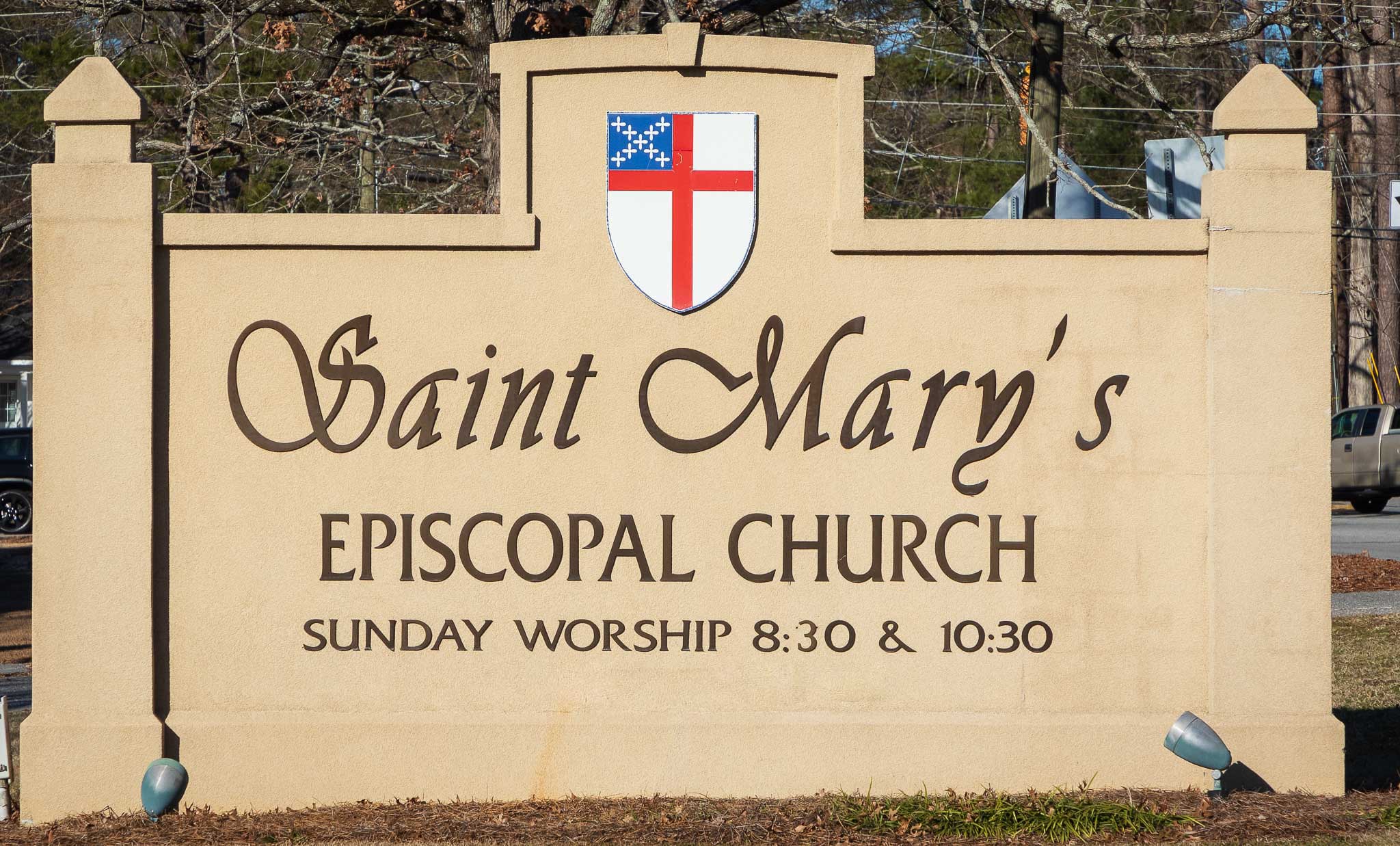 St. Mary's Episcopal Church sign