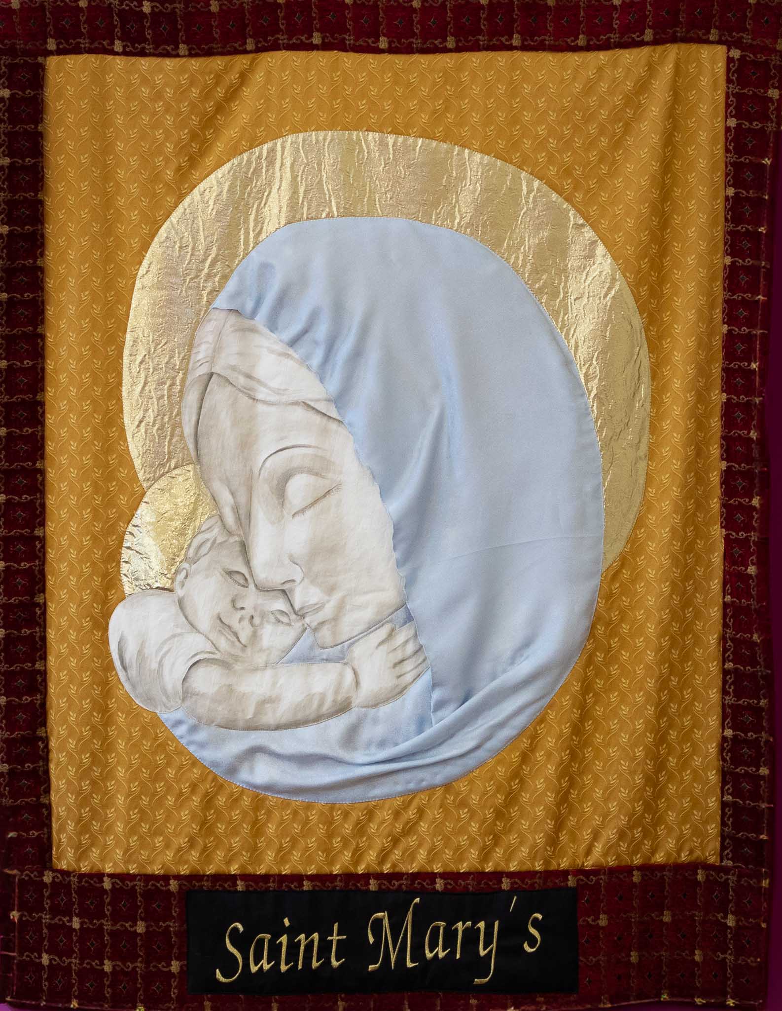 St. Mary's banner.