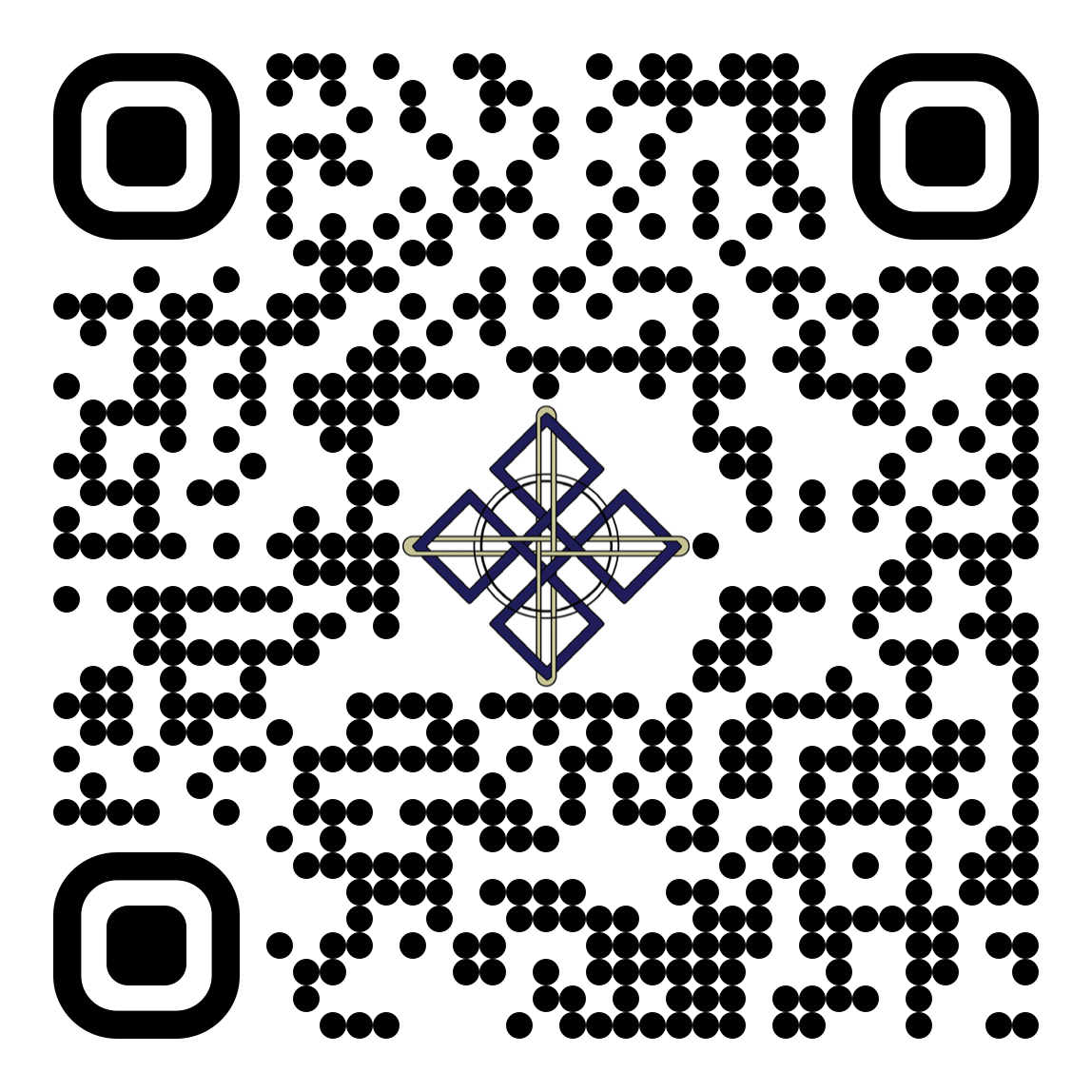QR Code for online donations.