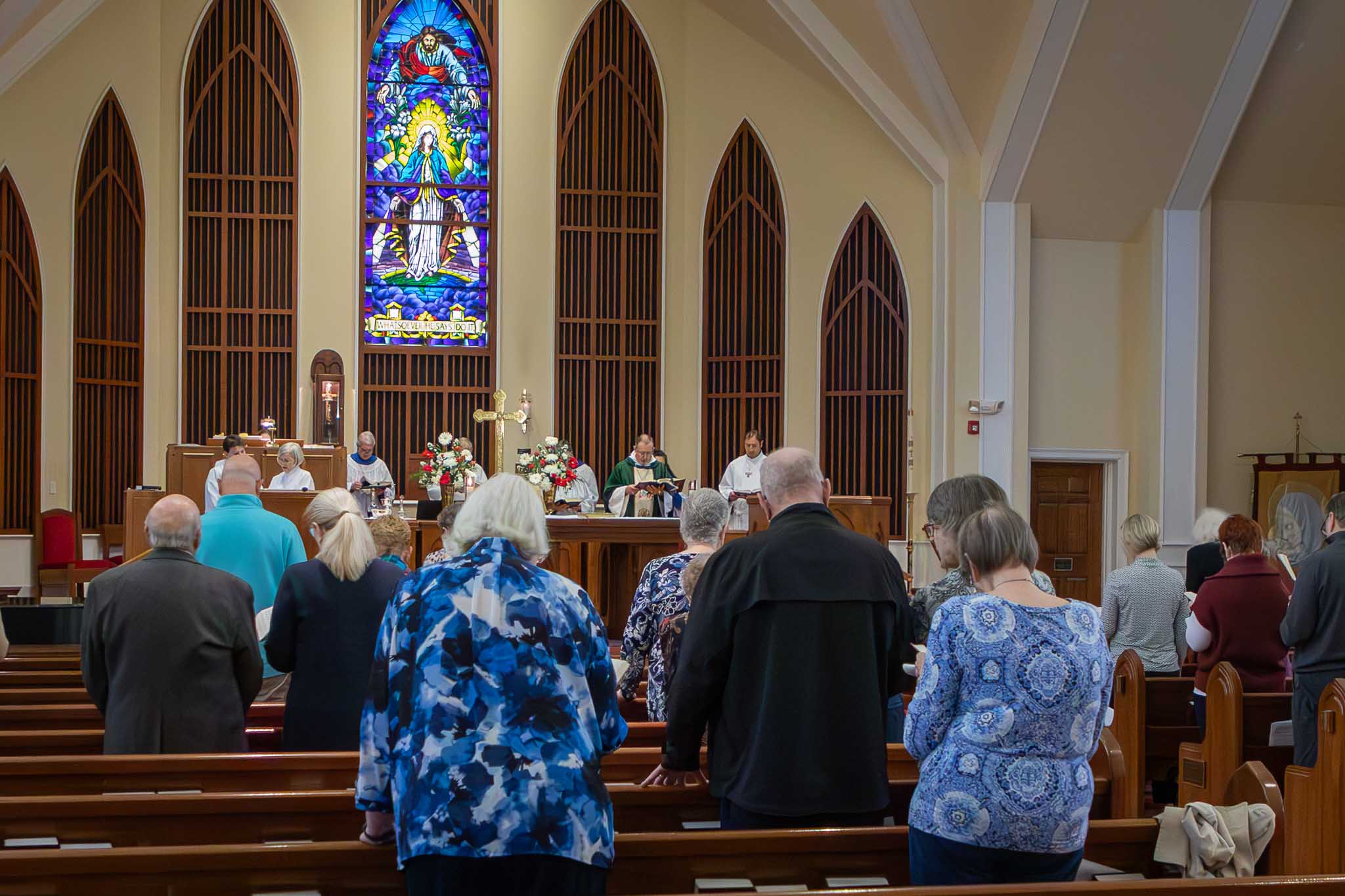 church in the Main Sanctuary.
